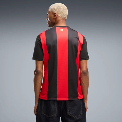 Puma Maglia Calcio AC Milan Home Jersey Replica Uomo Rosso Nero - 784121-01