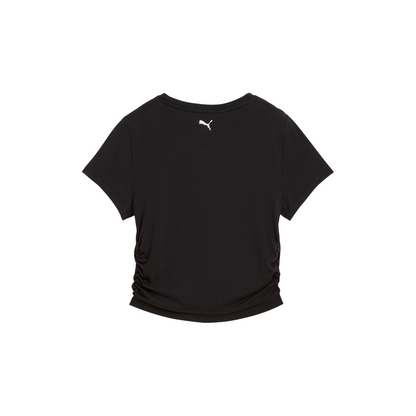 Puma T-Shirt Donna 526868-01 TROPICAL AOP FASHION Nero Design Esclusivo