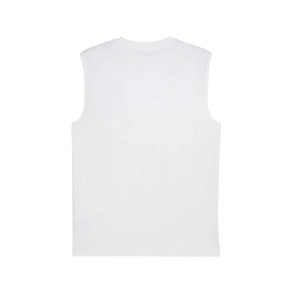 Puma maglietta smanicata da uomo con Logo piccolo Essentials 682626-02 bianco