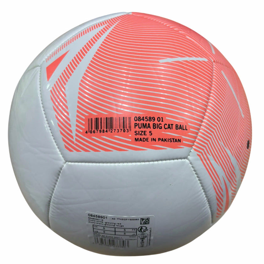 Puma Pallone Calcio Big Cat 084589-01 Bianco Misura 5