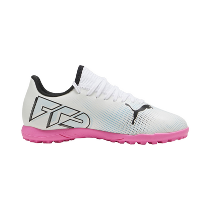 Puma Scarpa Calcetto Ragazzo Future 7 Play TT 107737-01 Bianco