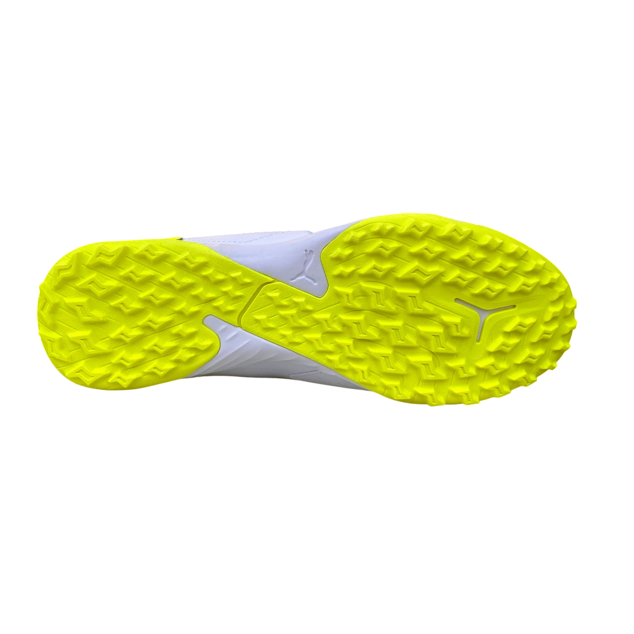 Puma Pressing IV TT 107860-04 Scarpe Calcetto Uomo Bianco Nero Giallo