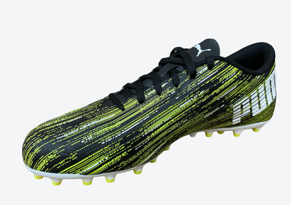 Puma scarpa da calcio-calcetto da uomo Ultra 4.2 MG 106356 02 nero-bianco-giallo
