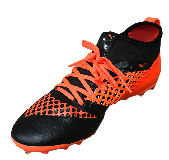 Puma Future 2.3 Netfit MG 104833-02 Scarpe Calcio Uomo Nero Arancio