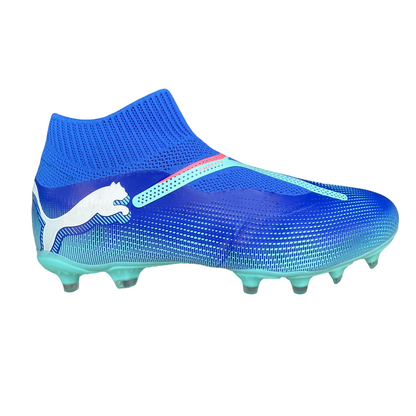 Puma Future 7 Match+ LL FG/AG Scarpe Calcio Uomo Blu Azzurro Bianco - 107928-01
