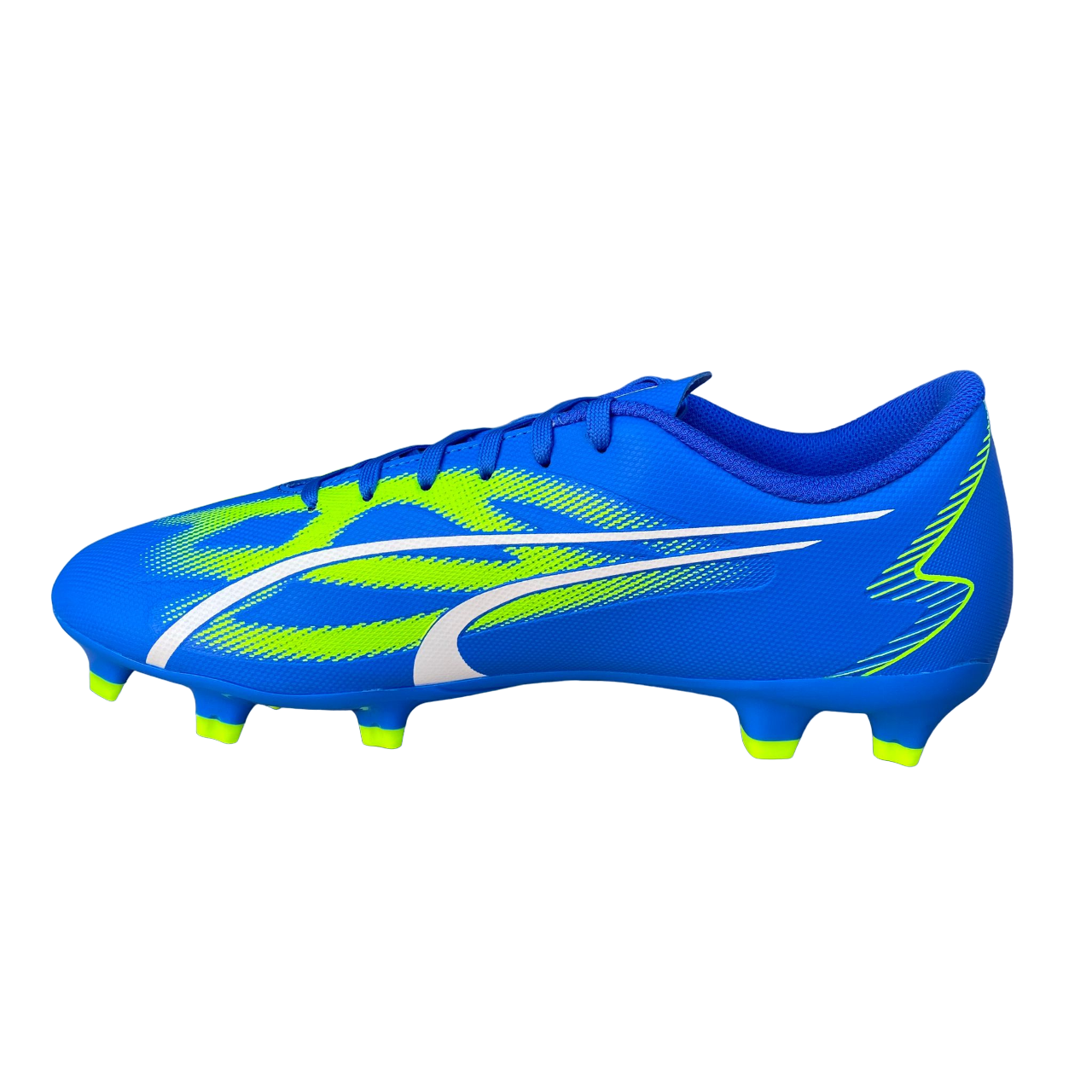 Puma Ultra Play FG/AG Scarpe Calcio Uomo Azzurro Bianco Verde - 107423 03