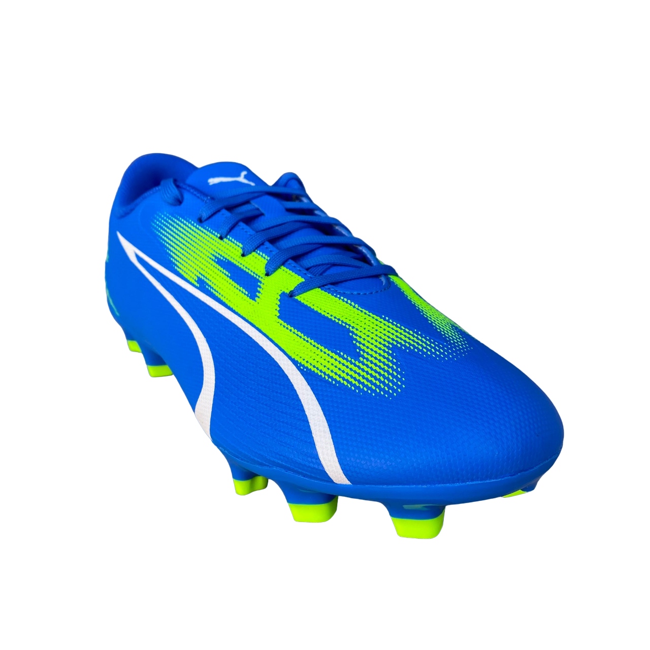 Puma Ultra Play FG/AG Scarpe Calcio Uomo Azzurro Bianco Verde - 107423 03