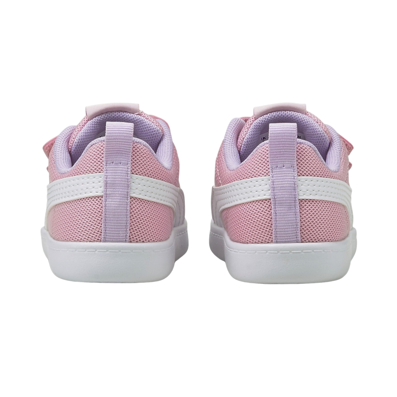 Puma scarpa da ginnastica con strappo da bambina Courtflex v2 Mesh V 371759-08 rosa-bianco