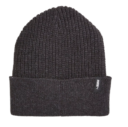 Puma cappello a cuffia a coste con logo metallico 024874-01 nero. Taglia unica