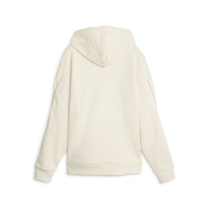 Puma felpa con cappuccio da donna ESS MINIMAL 680019 87  bianco oro