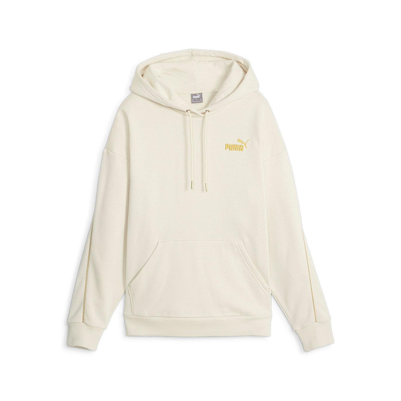 Puma felpa con cappuccio da donna ESS MINIMAL 680019 87  bianco oro