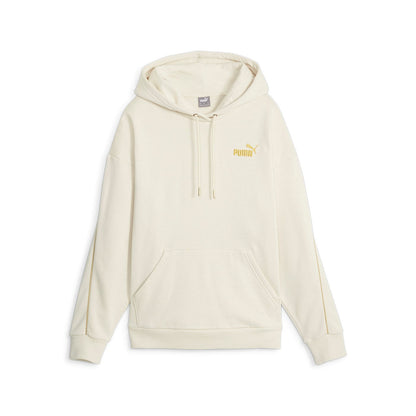 Puma felpa con cappuccio da donna ESS MINIMAL 680019 87  bianco oro