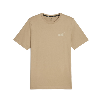 Puma maglietta manica corta da uomo con stampa logo piccolo ESS 586669-78 tortora