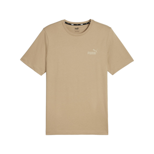 Puma maglietta manica corta da uomo con stampa logo piccolo ESS 586669-78 tortora
