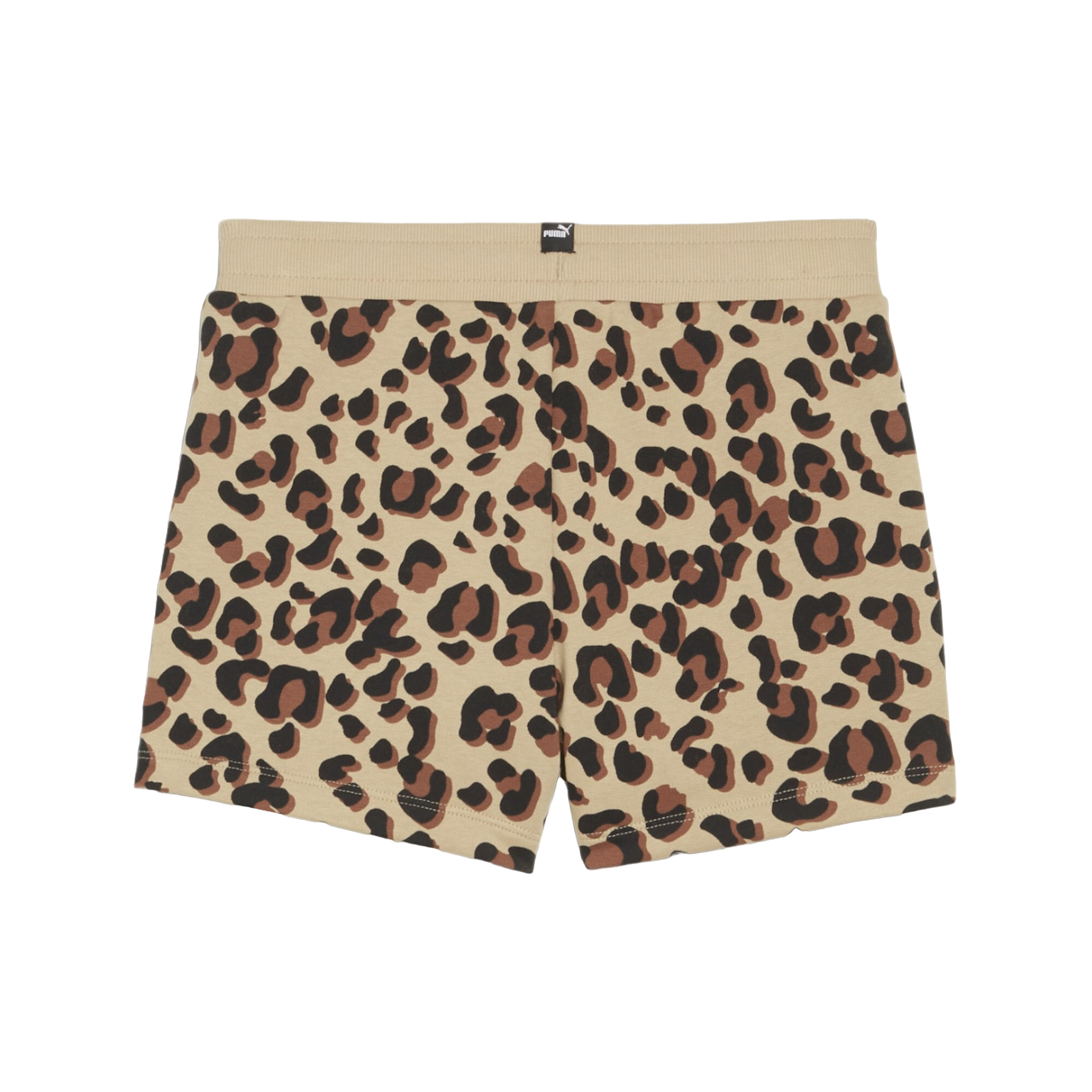 Puma pantaloncino in cotone da ragazza Ess Animal 679414-83 tortora