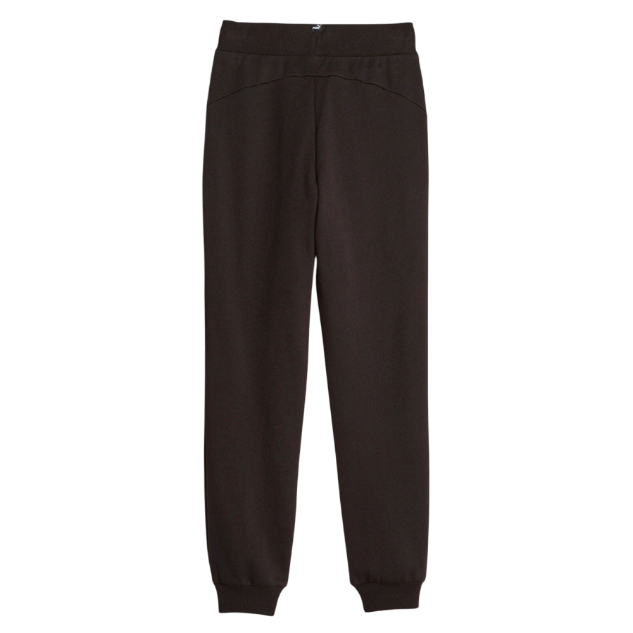 Puma pantalone in felpa da ragazza con polsino ESS+ Sweatpants  672114-56 nero-bronzo