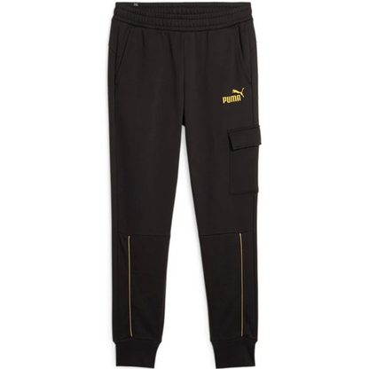 Puma pantalone sportivo da uomo ESS Minimal Gold 680015 01 nero