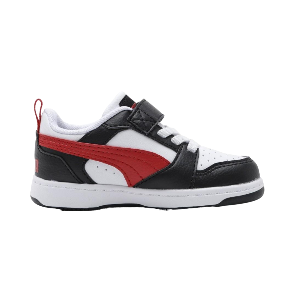 Puma Rebound v6 Lo 397420-04 white-black-red sneakers