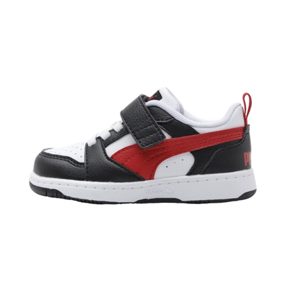 Puma Rebound v6 Lo 397420-04 white-black-red sneakers