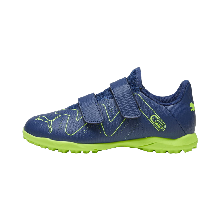 Puma scarpa da calcetto da ragazzo con strappo Future Play TT V 107394-03 blu persia-verde
