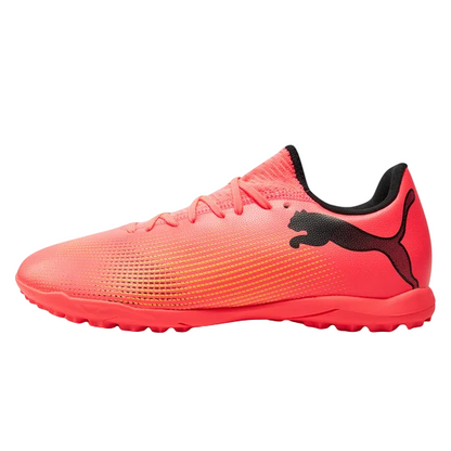 Puma scarpa da calcetto da uomo Future 7 Play TT 107726-03 arancio tramonto-nero