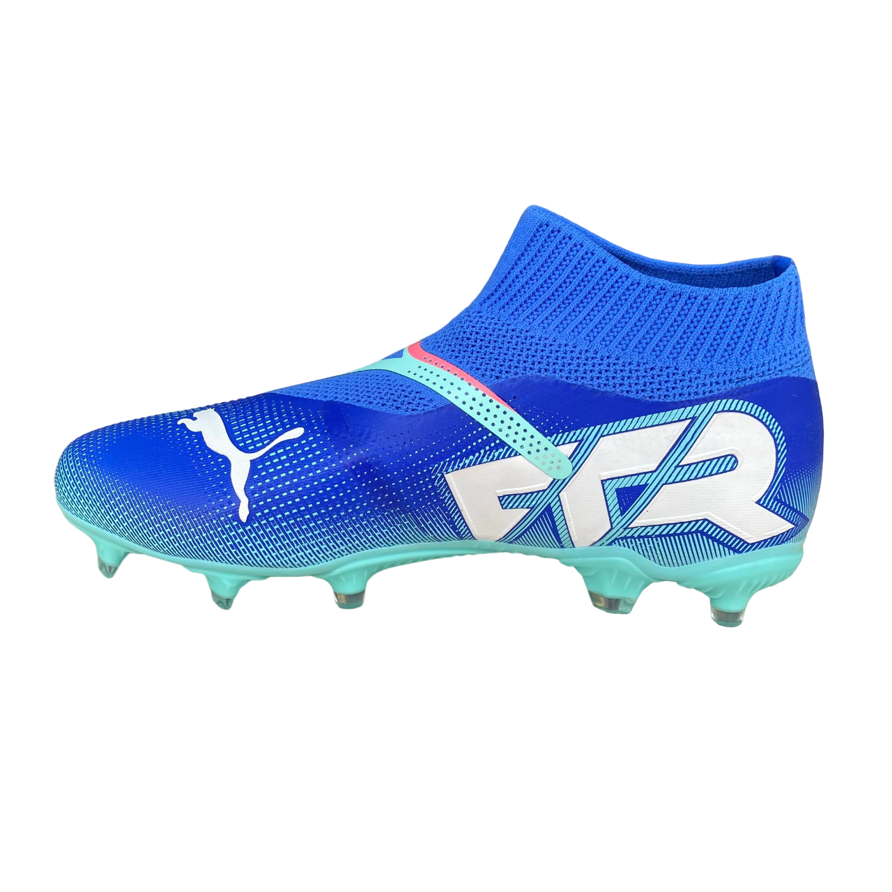 Puma Future 7 Match+ LL FG/AG Scarpe Calcio Uomo Blu Azzurro Bianco - 107928-01