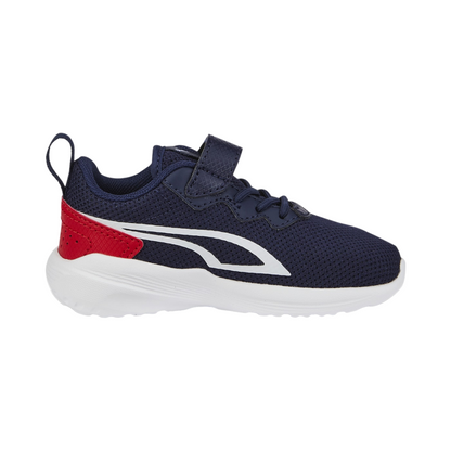 Puma All-Day Active Sneakers Bambino Blu Bianco Rosso - 387388/07