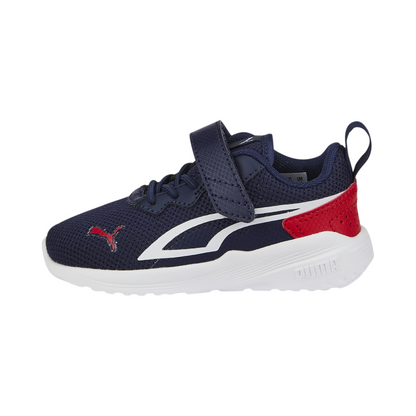 Puma All-Day Active Sneakers Bambino Blu Bianco Rosso - 387388/07