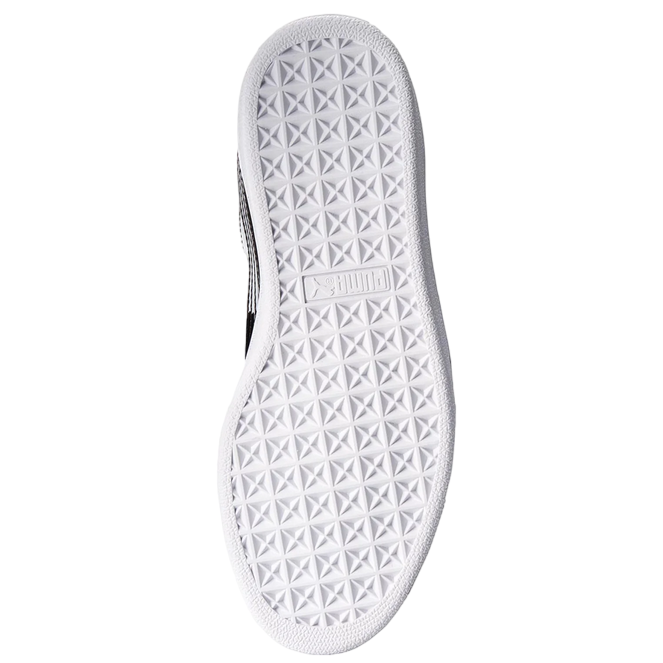 Puma Women's Sneakers Basket Heart Patent 363073 01 Black