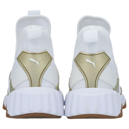 Puma scarpa sneakers da donna Defy Mid Sparkle 192448 02 bianco