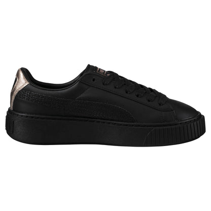 Puma Basket Euphoria RG 366814-01 Sneakers Donna Zeppa Nero