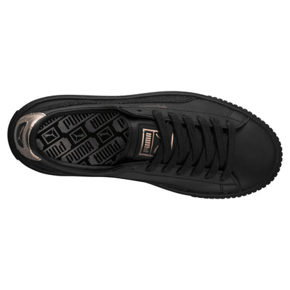 Puma Basket Euphoria RG 366814-01 Sneakers Donna Zeppa Nero