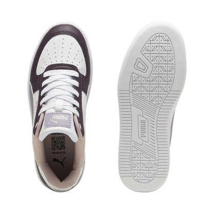 Puma Caven 2.0 Block Sneakers Junior Prugna Bianco - 394461-11
