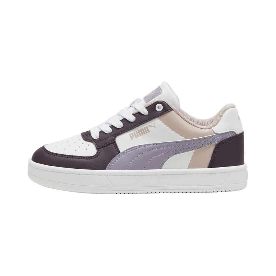 Puma Caven 2.0 Block Sneakers Junior Prugna Bianco - 394461-11