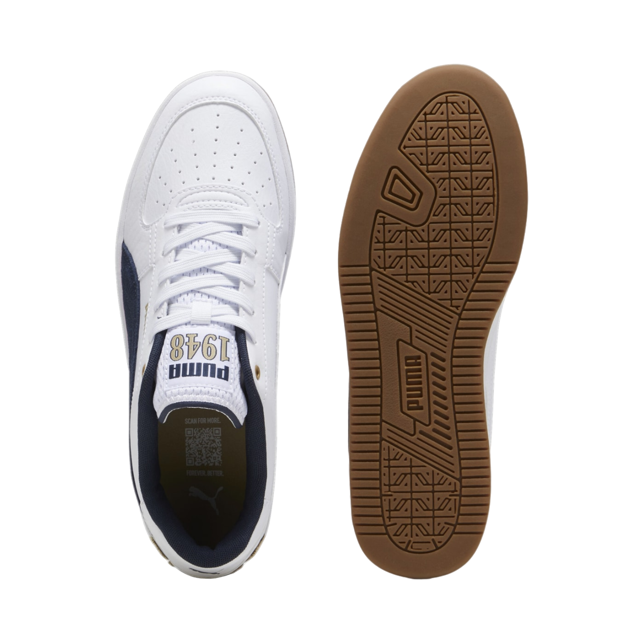 Puma Caven 2.0 Retro Club Lifestyle Sneakers Uomo Bianco Blu - 395082-01