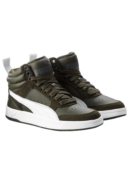 Puma scarpa sneakers da uomo Rebound Street V2 363715 09 verde foresta