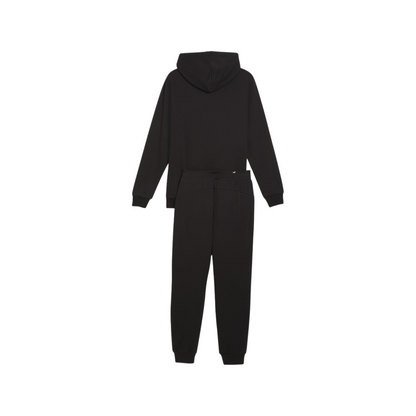 Puma tuta sportiva da uomo con cappuccio 679730-01 nero-bianco