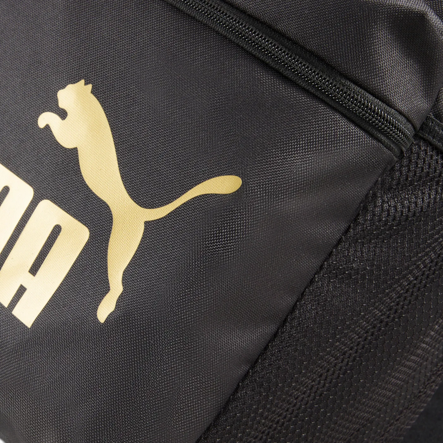 Puma zaino sportivo da ragazza per il tempo libero  Phase 079943-03 nero-oro