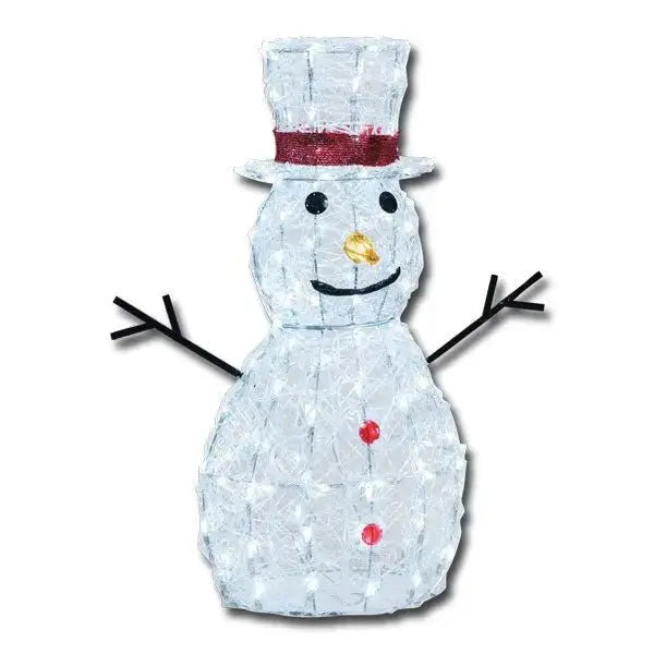 Pupazzo di neve 3d.h70 160led bianco