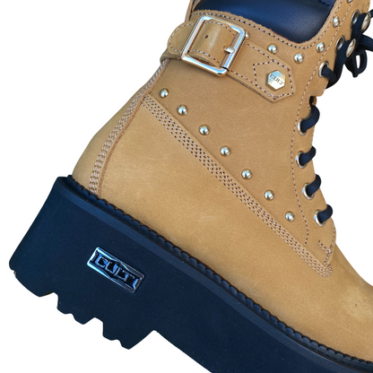Cult Rocky 4641 Mid W Stivaletto Donna Nubuck Castagna - CLW464104