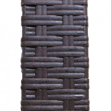 Tavolo Dallas 80 x 80 con Struttura in Plastica Stampata e Finitura Wicker
