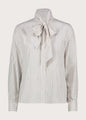 Gaudì Camicia da donna con collo a foulard 621BD45004 bianca