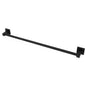 Towel Rail Rod Holder 62cm For Bathroom Wall Mounted Home Black Steel