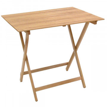 Tavolo da picnic in legno di faggio colore naturale cm 60 x 80