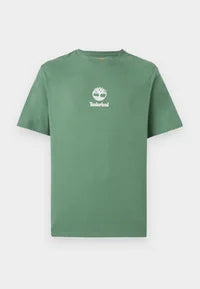 Timberland T-shirt Uomo Print Stack Logo TB0A6WWT A6Z Verde