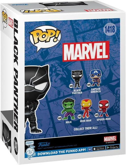 Funko Pop! Marvel New Classic Black Panther – (1418) – Black Panther Figur 9cm