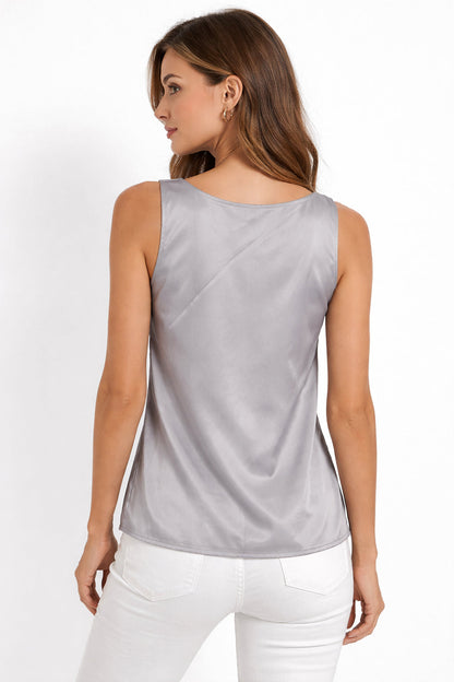 Griffai Canotta in Raso Leggero Donna DGP7965 Perla PE26