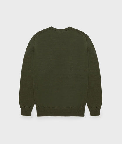 RefrigiWear Bennet Pullover M26908 MA0015 E04010 Uomo Verde - Maglia Merino
