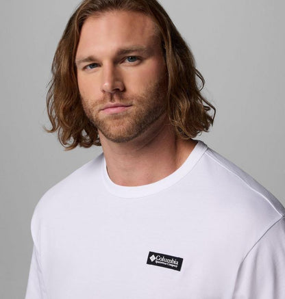 Columbia T-shirt CSC™ Heavyweight Uomo 2155061 100 - Bianco Cotone Pesante