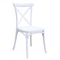 Stackable chair Shelly white - elegant and modern design